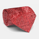 Red Rustic Stropdas (Opgerold)