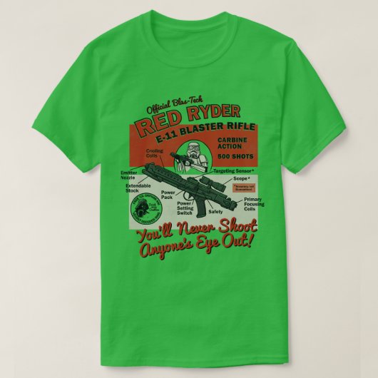 Red Ryder Blaster T-shirt (Design voorkant)