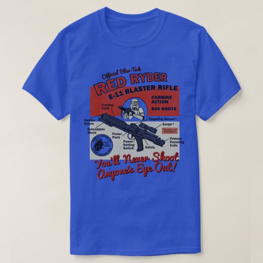 Red Ryder Blaster T-shirt (Design voorkant)