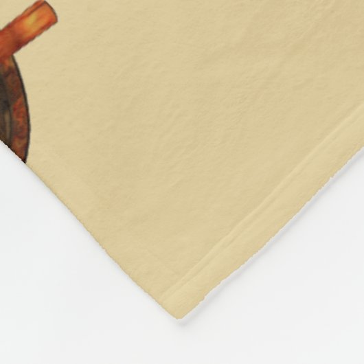 Red Sail Vikingschip Fleece Deken (Hoek)