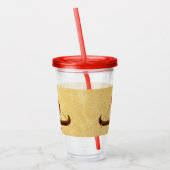 Red Sail Vikingschip II Acryl Drinkbeker (Links)