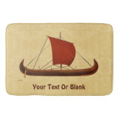 Red Sail Vikingschip II Badmat (Voorkant)