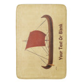 Red Sail Vikingschip II Badmat (Voorkant Verticaal)
