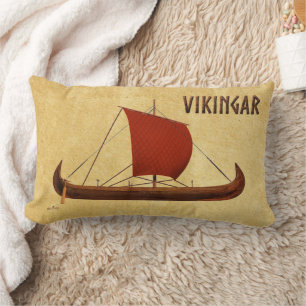 Red Sail Vikingschip II Kussen
