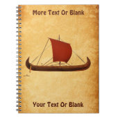 Red Sail Vikingschip II Notitieboek (Voorkant)