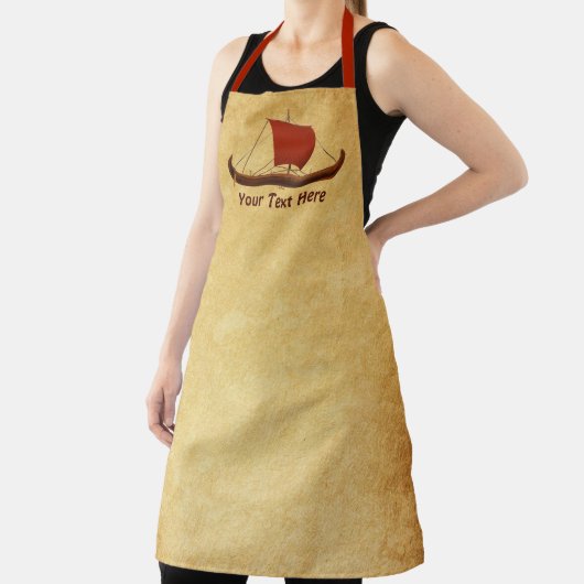 Red Sail Vikingschip II Schort (Insitu)