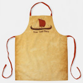 Red Sail Vikingschip II Schort (Voorkant)