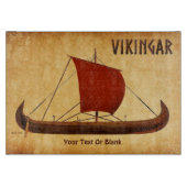 Red Sail Vikingschip II Snijplank (Voorkant)