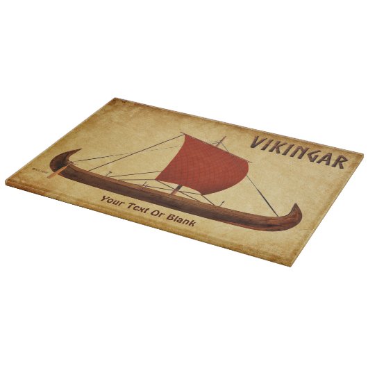 Red Sail Vikingschip II Snijplank (Hoek)