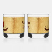 Red Sail Vikingschip II Whisky Glas (Links)