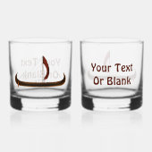 Red Sail Vikingschip Whisky Glas (Voorkant)