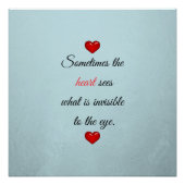 Red Saint Valentijnsdag Poster (Voorkant)