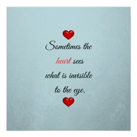 Red Saint Valentijnsdag Poster (Voorkant)