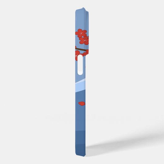 Red Sakura Kokeshi Doll - Cute Geisha Girl Case-Mate iPhone Case (Achterkant / Rechts)