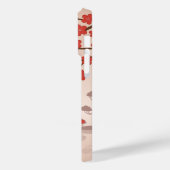 Red Sakura Kokeshi Doll - Japanse Geisha Case-Mate iPhone Case (Achterkant / Links)