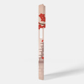 Red Sakura Kokeshi Doll - Japanse Geisha Case-Mate iPhone Case (Achterkant / Rechts)