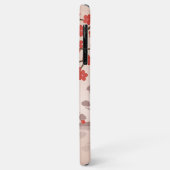 Red Sakura Kokeshi Doll - Japanse Geisha Case-Mate iPhone Case (Achterkant/links)