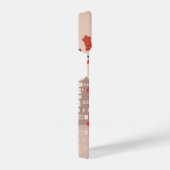 Red Sakura Kokeshi Doll - Japanse Geisha iPhone Hoesje (Rechterkant)