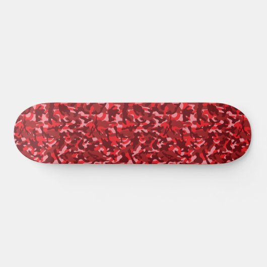 Red Salmon Camouflage Persoonlijk Skateboard (Horizontaal)