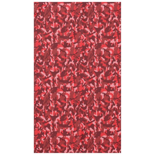 Red Salmon Camouflage Tafelkleed (Voorkant)