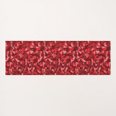 Red Salmon Camouflage Yogamat (Achterkant (horizontaal))