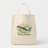 RED SALMON TOTE BAG (Voorkant)