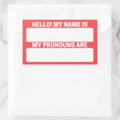Red Salsa Name & Pronoun Labels (Tas)