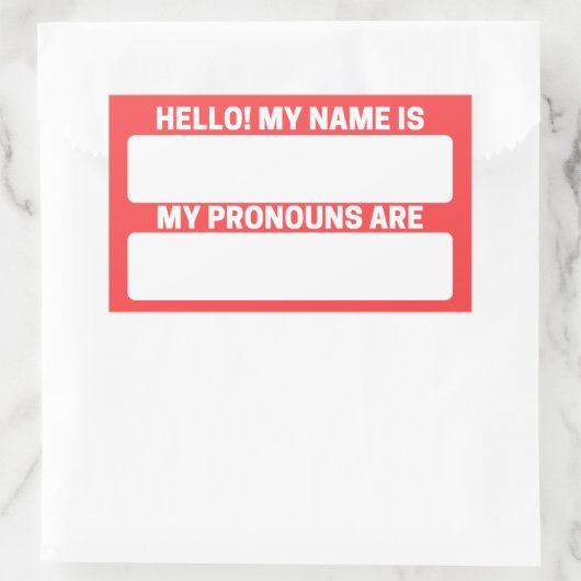 Red Salsa Name & Pronoun Labels (Tas)