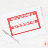 Red Salsa Name & Pronoun Labels (Envelop)