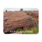 Red Sandstone Monolith bij Red Rocks Magneet (Horizontaal)