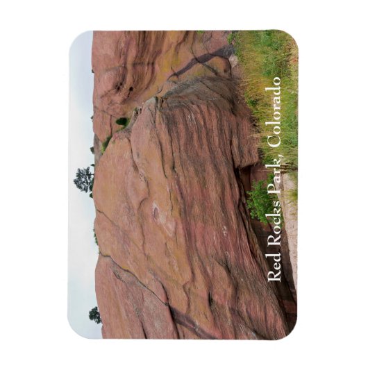 Red Sandstone Monolith bij Red Rocks Magneet (Verticaal)