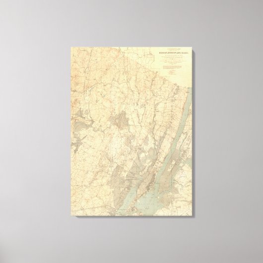 Red Sandstone, New Jersey 3 Canvas Afdruk (Voorkant)