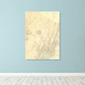 Red Sandstone, New Jersey 3 Canvas Afdruk (Insitu (Houten vloer))