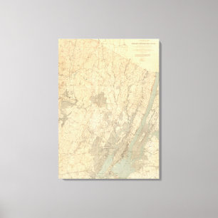 Red Sandstone, New Jersey 3 Canvas Afdruk