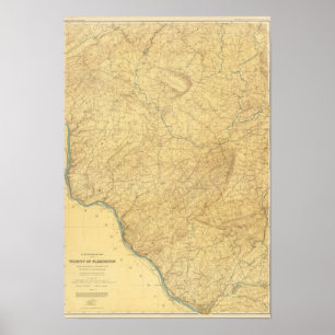 Red Sandstone, New Jersey Poster
