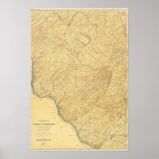 Red Sandstone, New Jersey Poster (Voorkant)