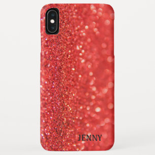 Red Sandy Glitter Case-Mate iPhone Case