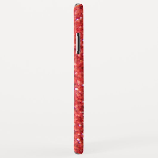 Red Sandy Glitter Case-Mate iPhone Case (Achterkant/rechts)