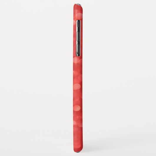 Red Sandy Glitter Case-Mate iPhone Case (Achterkant/links)