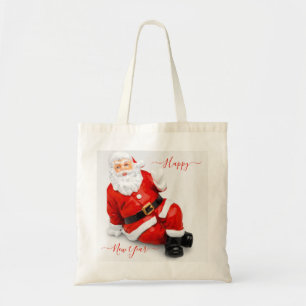 Red Santa Claus Canvas tas