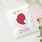 Red Santa Claus Pet - Gepersonaliseerd kerstfeest Bedankzakje (Gezegeld)