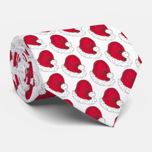 Red Santa Claus Pet Merry Kerstmis Holiday Stropdas