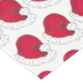 Red Santa Claus Pet Merry Kerstmis Holiday Tafelkleed (Gekanteld)