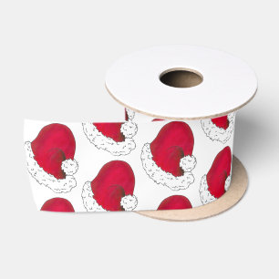 Red Santa Claus Pet Santa Baby Kerstmis Satijnen Lint