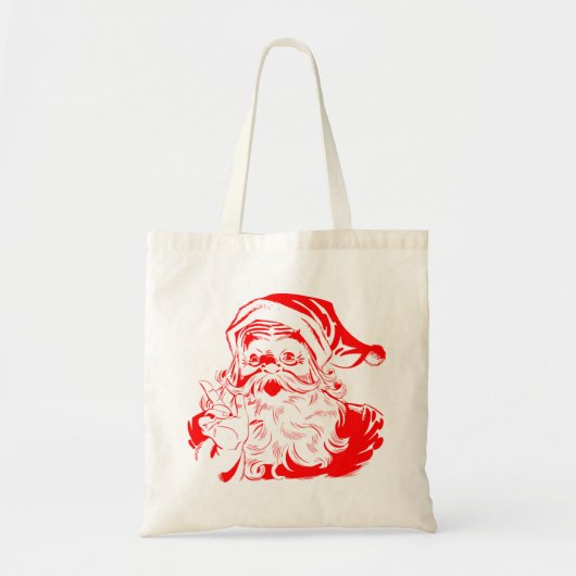 Red Santa Claus Tote Bag (Voorkant)