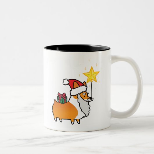 Red Santa Corgi Mok | CorgiDingen (Rechts)