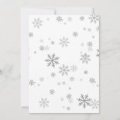 Red Santa hat Christmas Holiday Party Kaart (Achterkant)