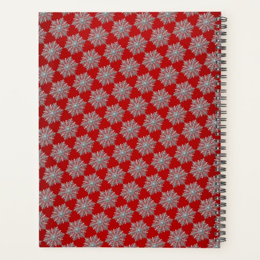 Red Santa Hat Holiday Planner (Achterkant)