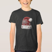 Red Santa Hat Holiday T-shirt (Voorkant)