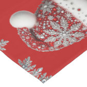 Red Santa Hat Holiday Table Runner Medium Tafelloper (Hoek)